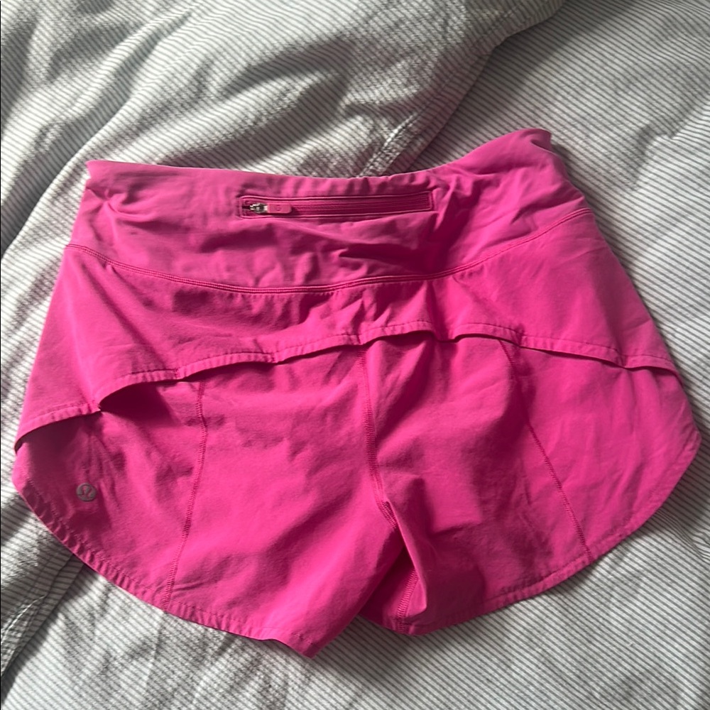 Lululemon Women's Sonic Pink Speed Up Shorts